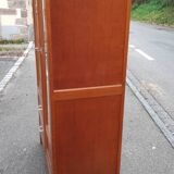 Parisian golden oak cabinet 1950