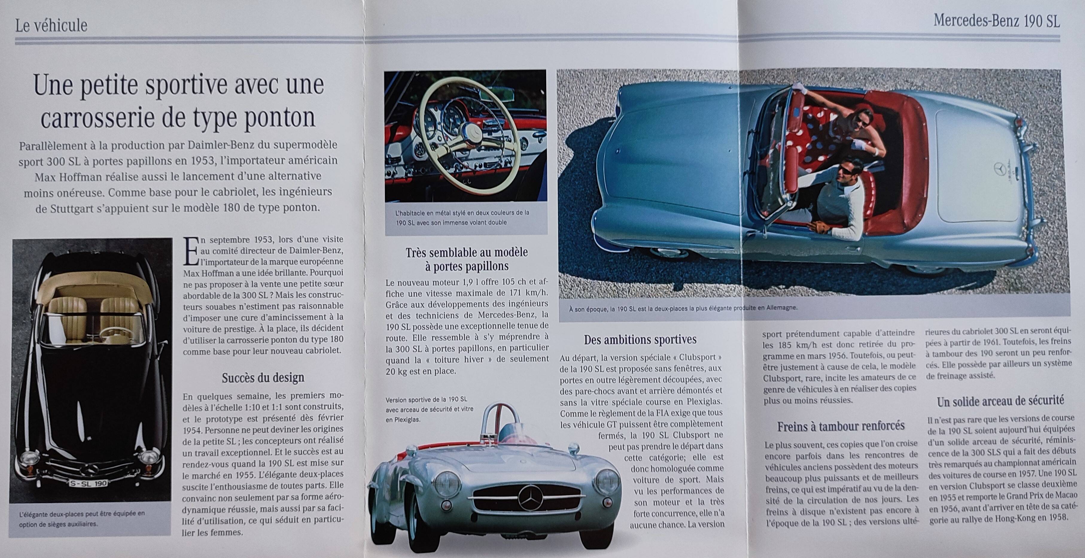 Mercedes 190 SL (1955) 1:43 scale