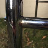 White vintage formica table 60s