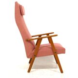 Scandinavian beech armchair, Sweden, 1950