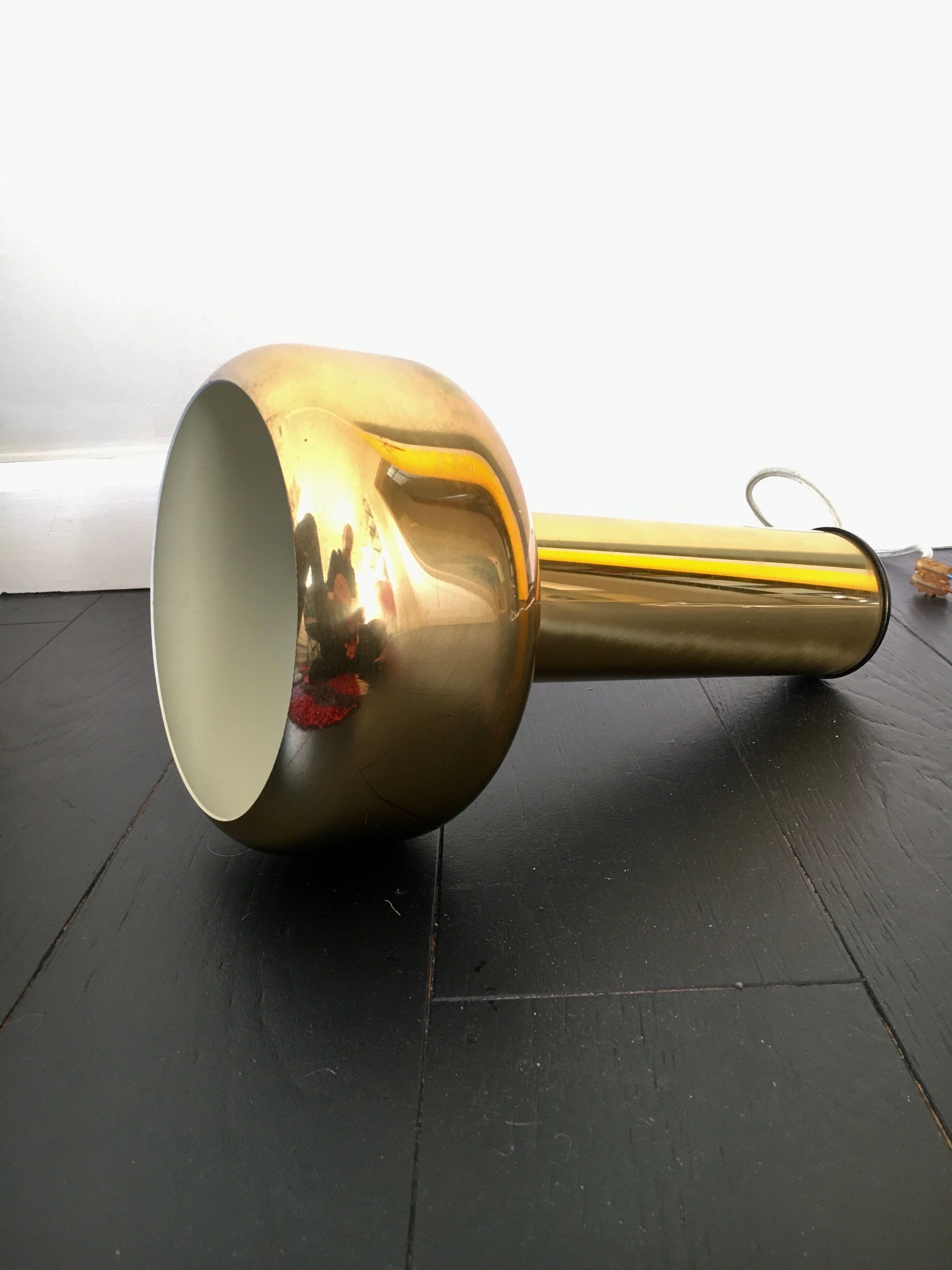 Golden suspension in chrome metal 70s/80s