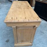 Early 20th century bar set in solid elm