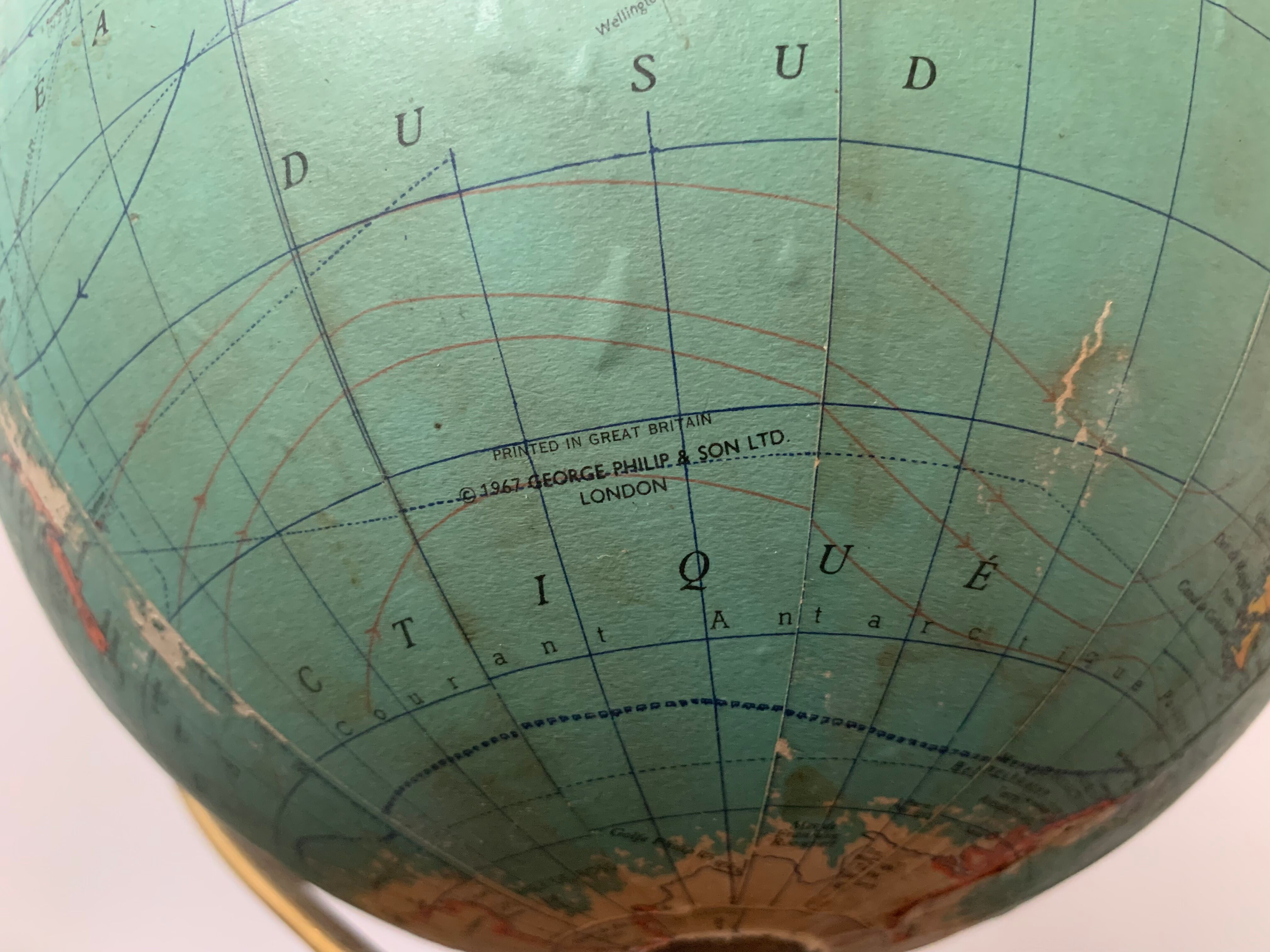 Old Earth Globe, 1967