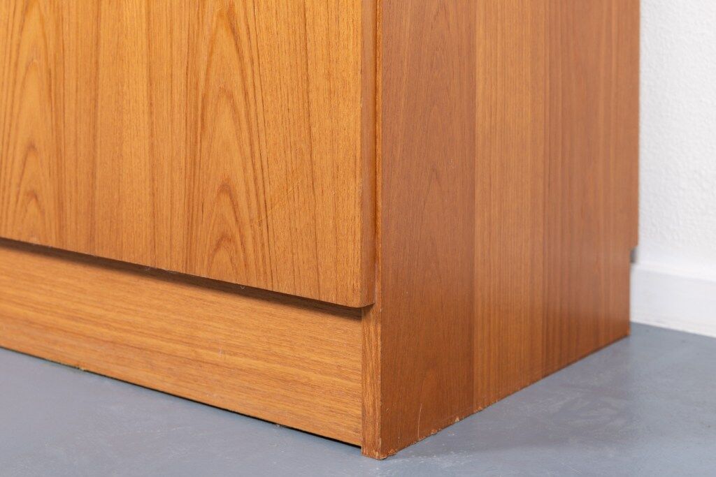 Vintage teak veneer cabinet from the 1970s, Denmark