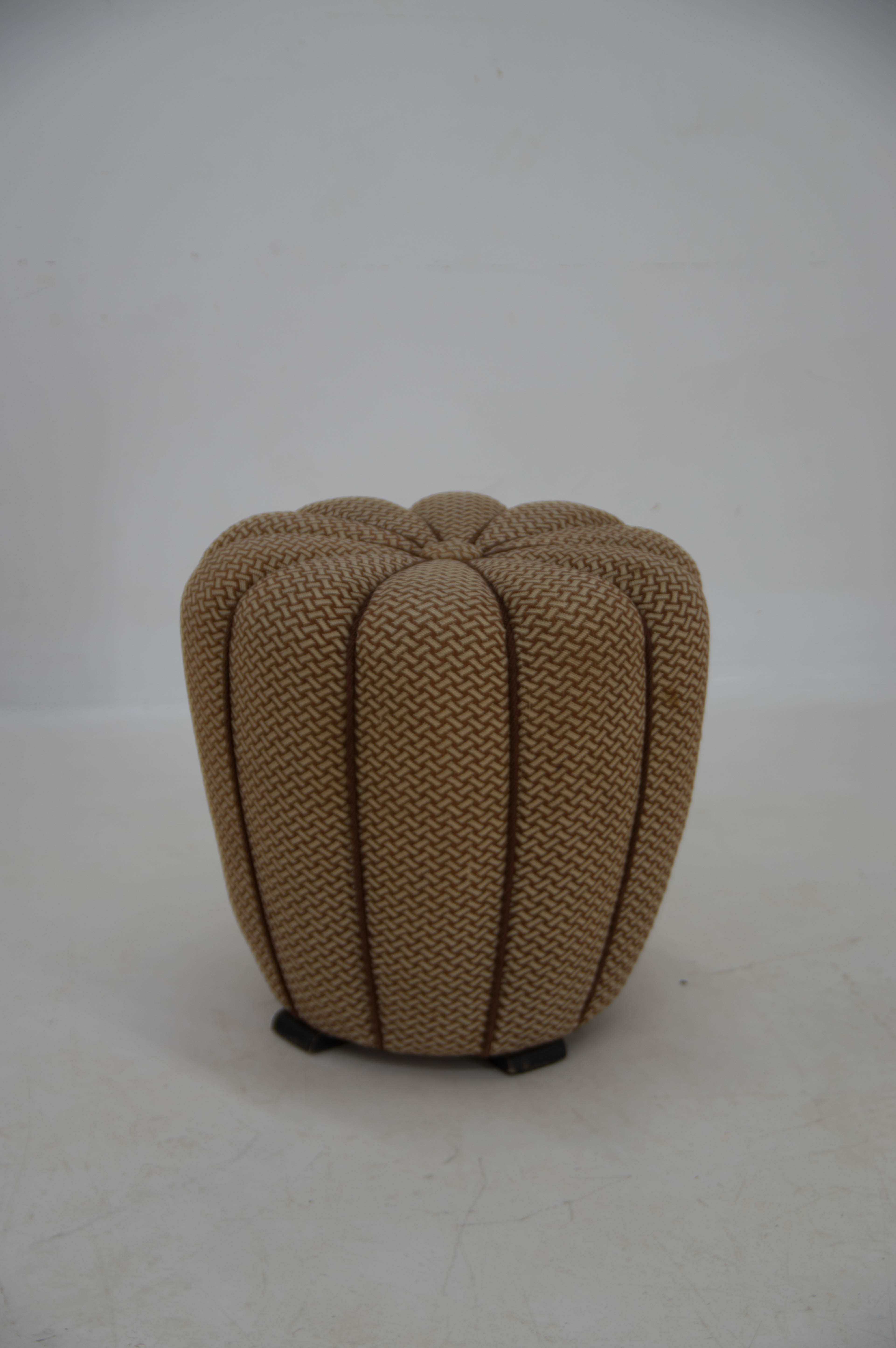 Art Deco stool by UP Zavody, 1930s