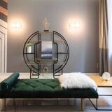 Étagère de luxe Hollywood Regency