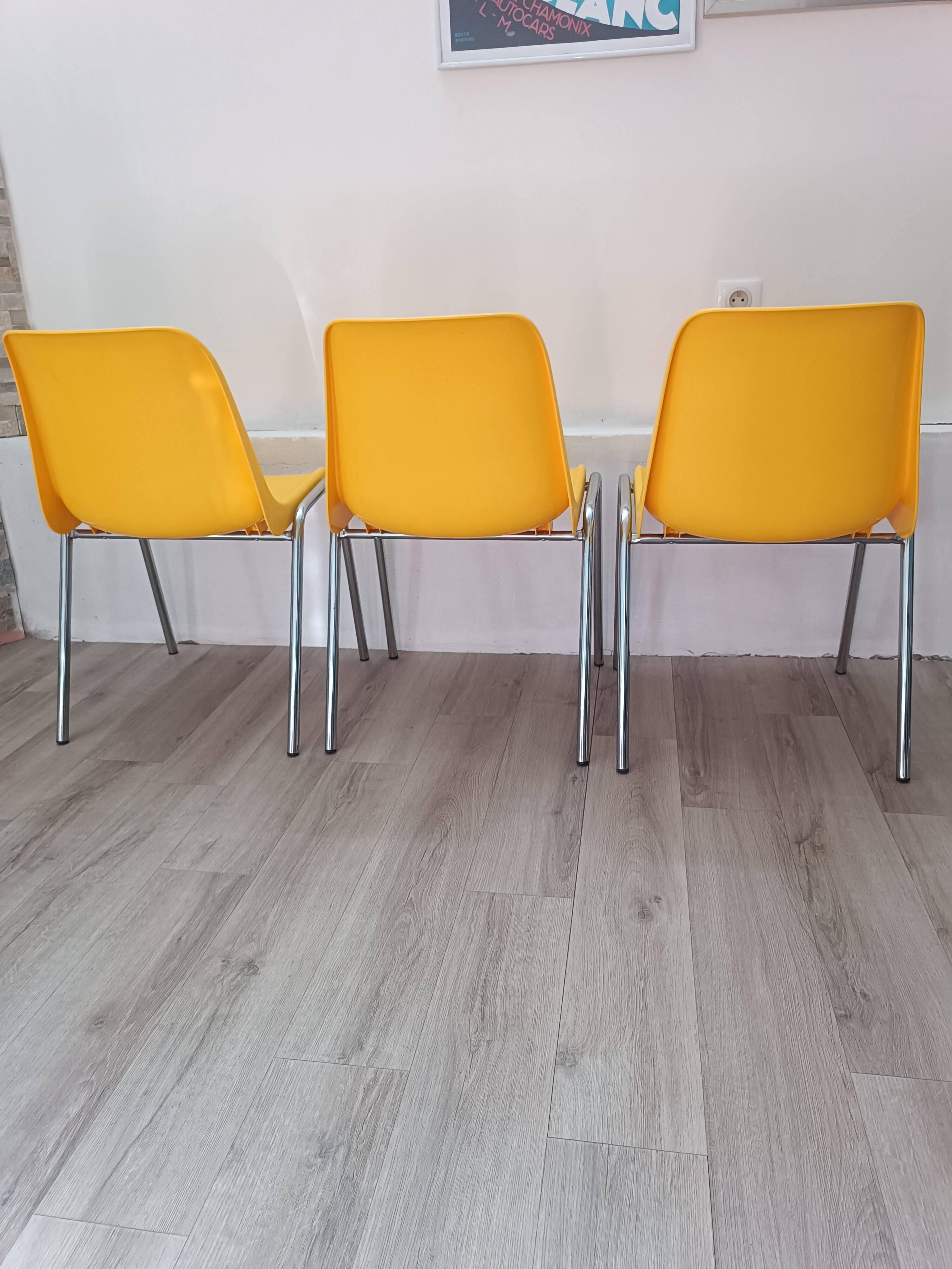 Original Hélène chair set by Bericoplast 1990s