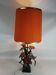 Lamp deco marguerittes metal Vintage 70s