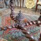 Oval oak table