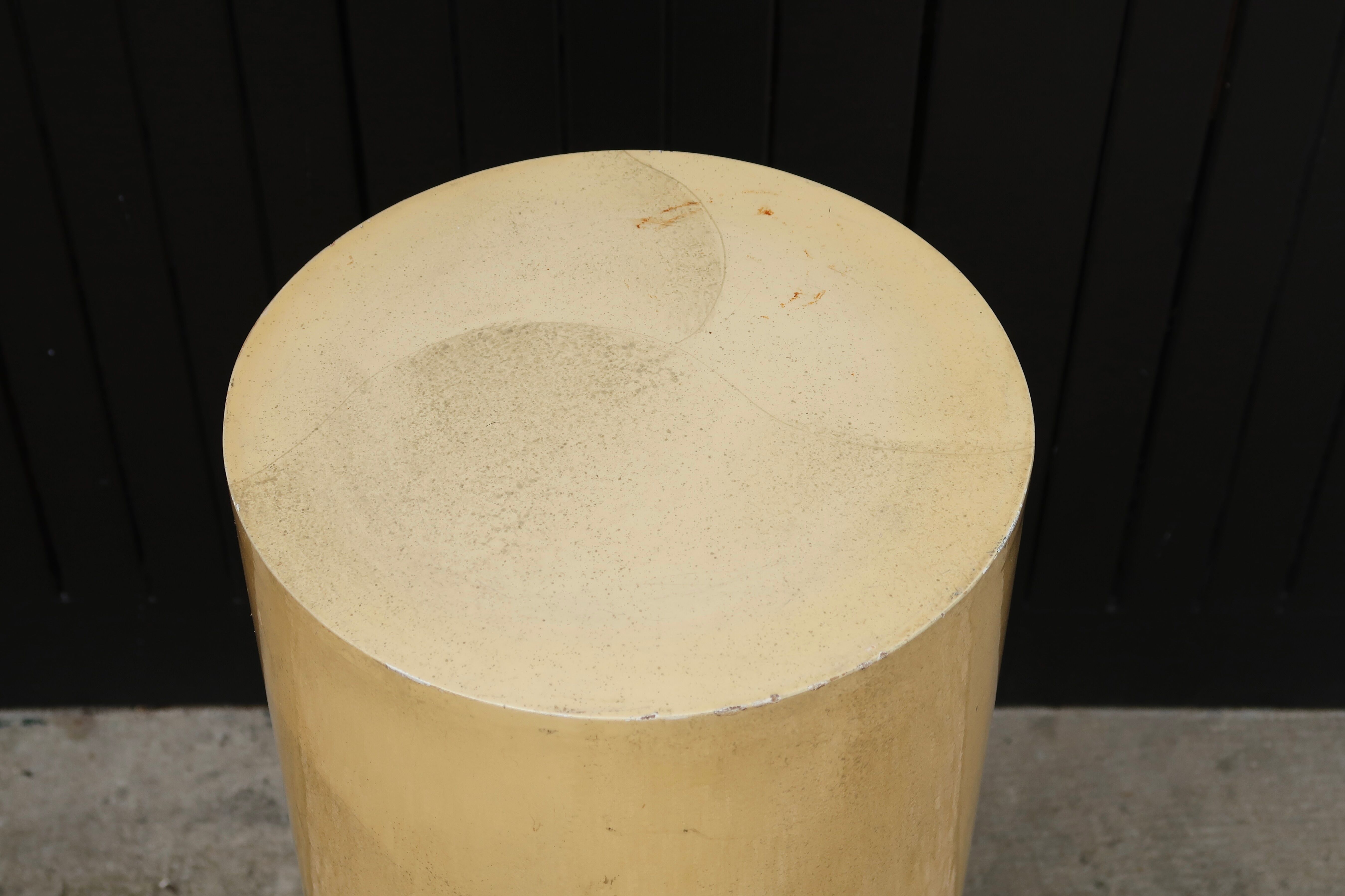 Wooden column imitation marble, display, 80s