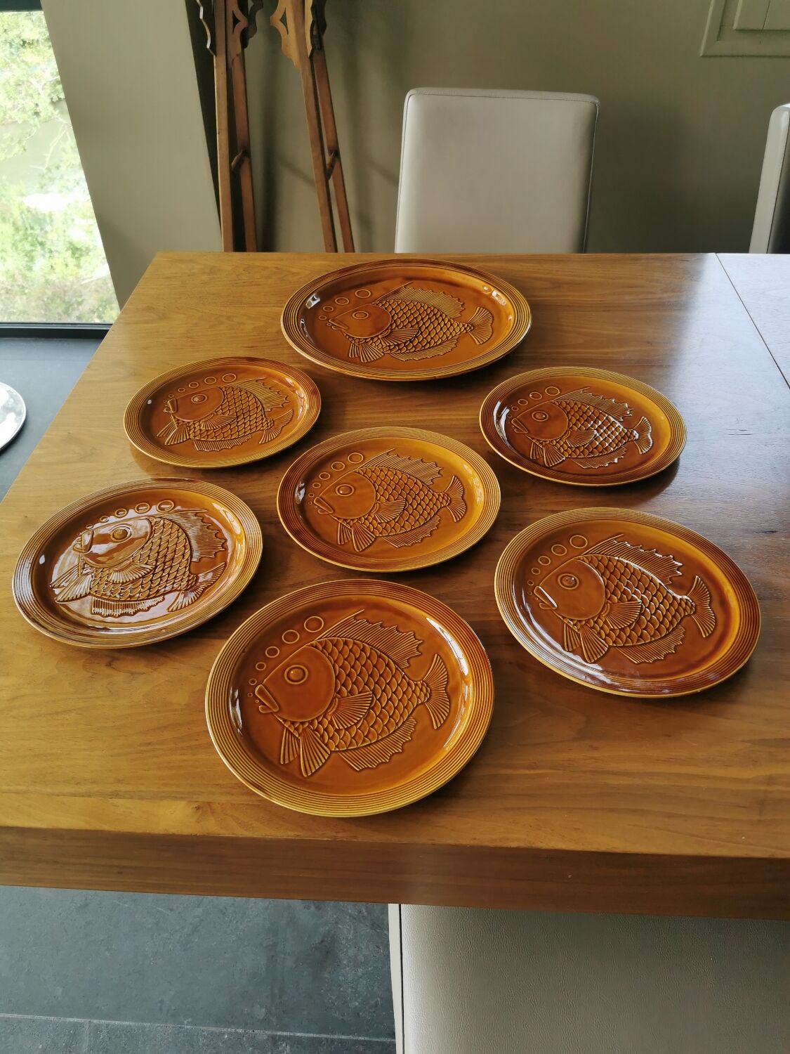 Vintage Segovia fish service