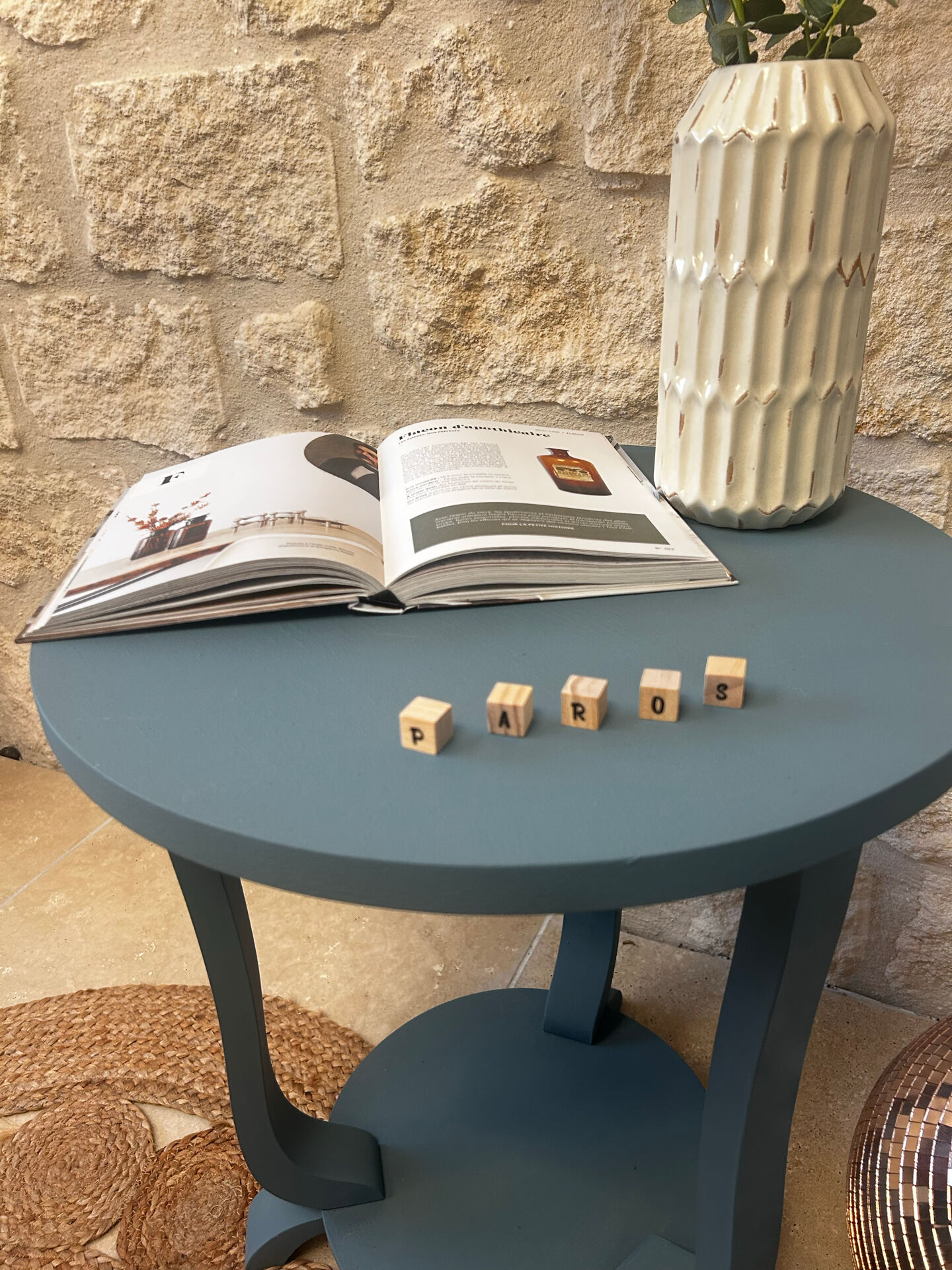 Vintage side table – Art Deco style