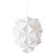Large Japanese Style Hand-folded White Paper Pendant Light "Amaea", Sonobe Light