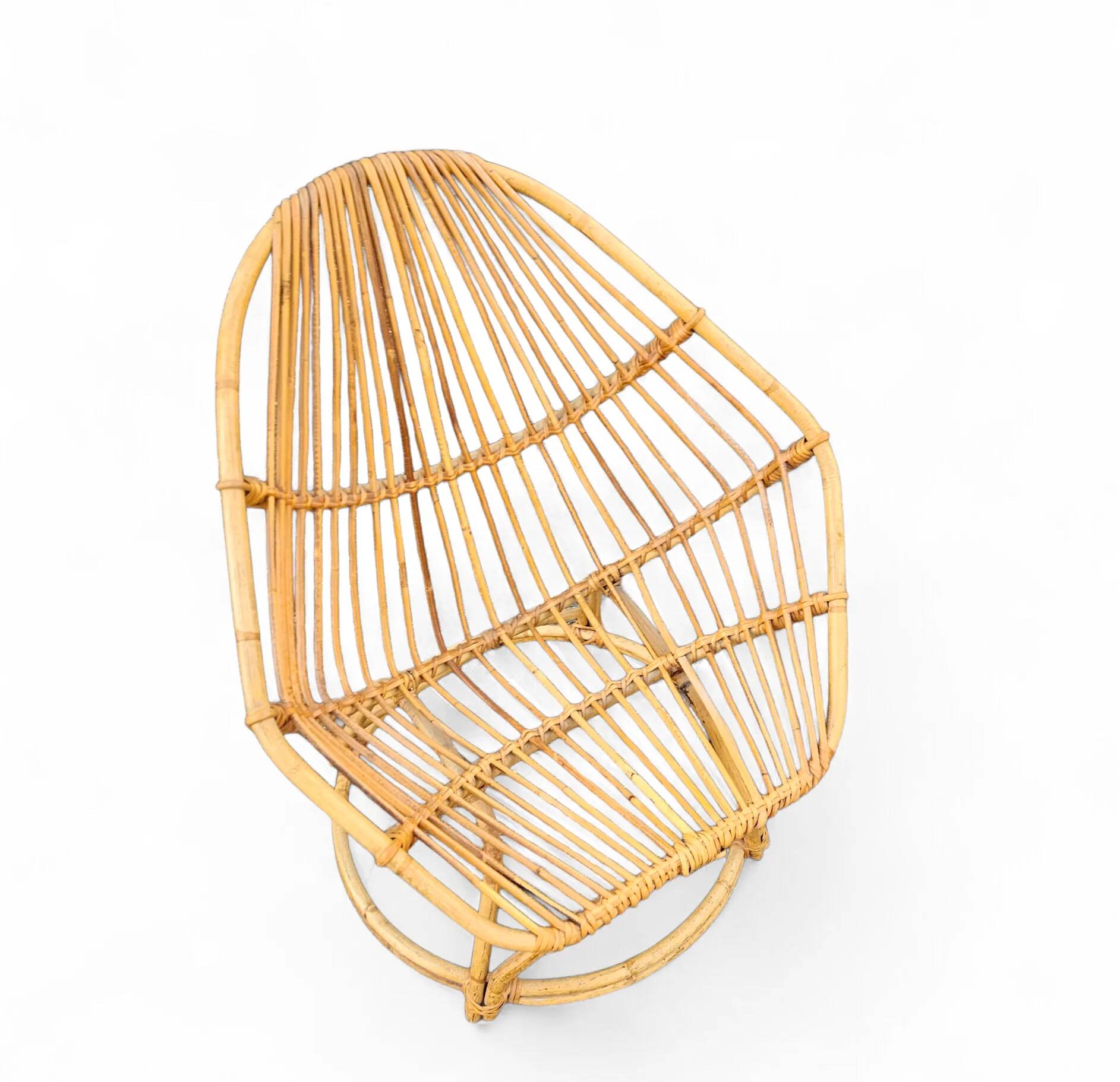 2 x Rohe Noordwolde rattan chairs / Dirk van Sliedregt / 1960s