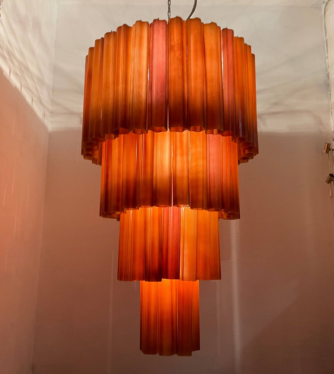 Extra Large Tube Tronchi Chandelier 21 Lights