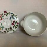 Paire de cassolettes avec couvercles en porcelaine de Paris