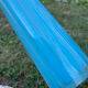 Large Murano vase in turquoise glass – 53 cm – Vintage