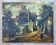 Tableau : Huile sur toile : reproduction du cabaret le lapin agile