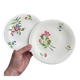 6 dessert plates Niderviller flower pattern 1925-1930 Made in France