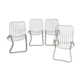 Chaises métal de Gastone Rinaldi