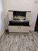 Bar cabinet / entrance furniture with a vintage 1970s mirror.