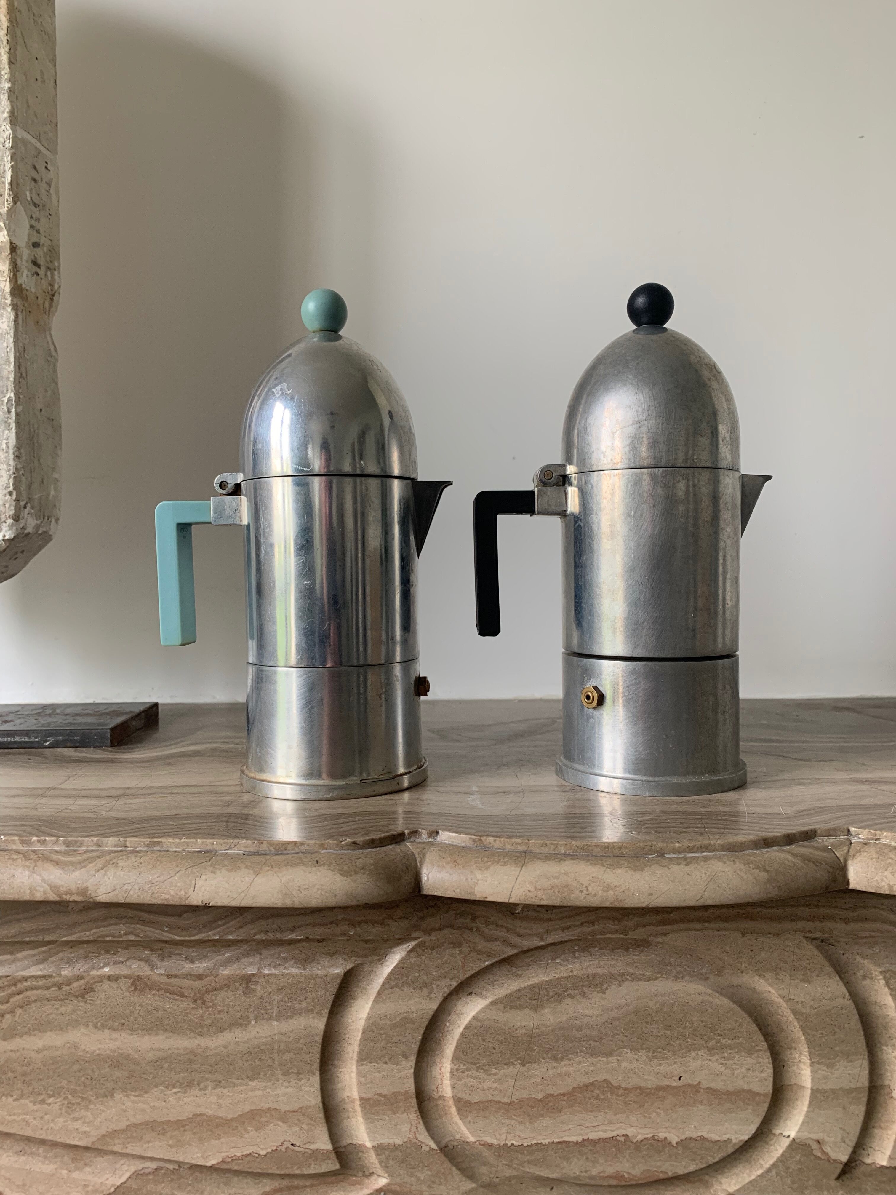 Coffee pot Alessi by architect Aldo Rossi