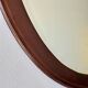 Antique Oval Mahogany Wall Mirror