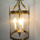 Empire Style 3-Light Bronze Lantern