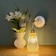 Vintage cut glass tulip wall light