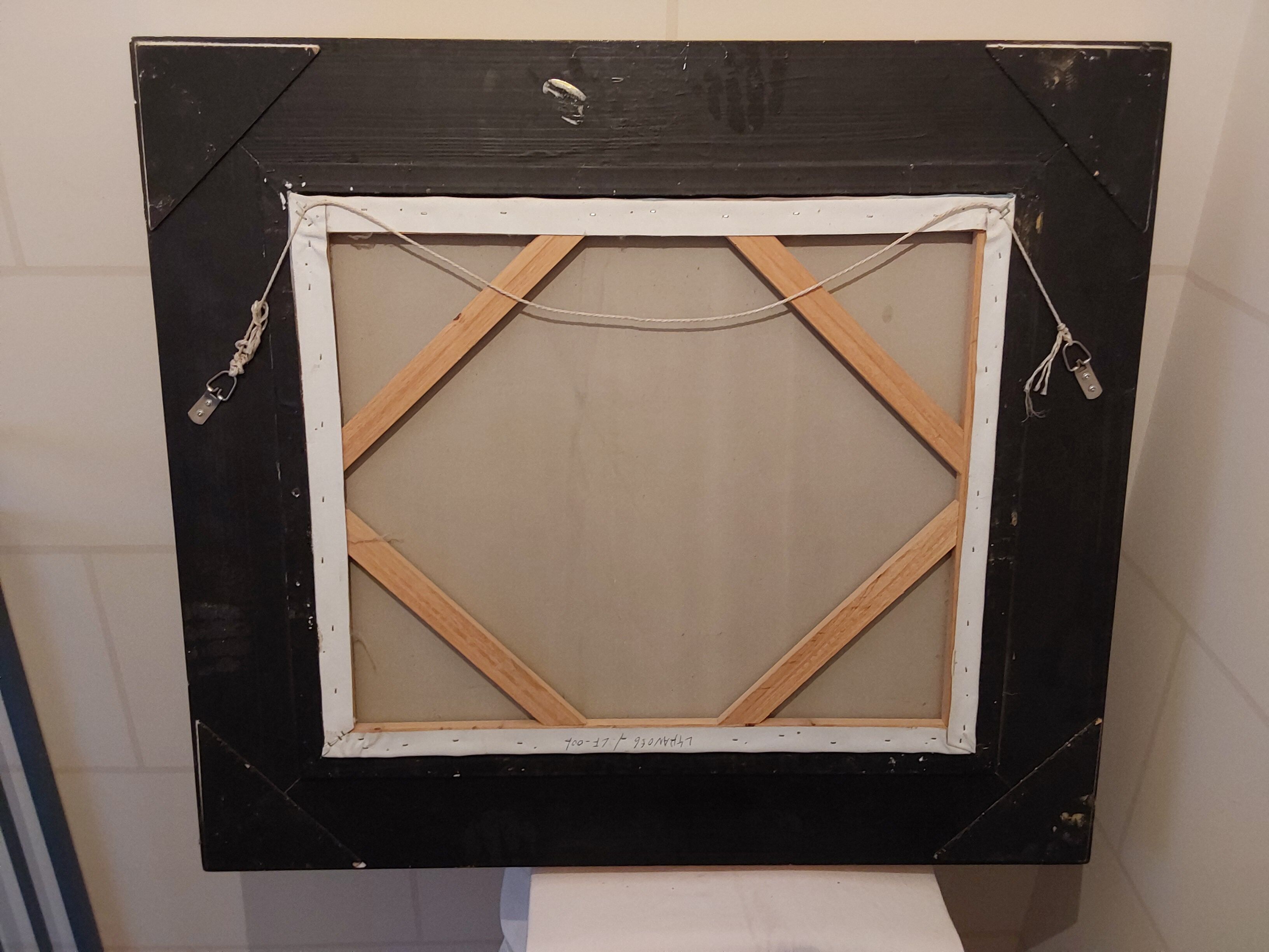 Oil on canvas "The Groom", signed canvas of the beginning of the last century