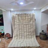 Handmade wool Berber rug 250x150 cm