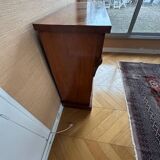 Mahogany and mahogany veneer sideboard