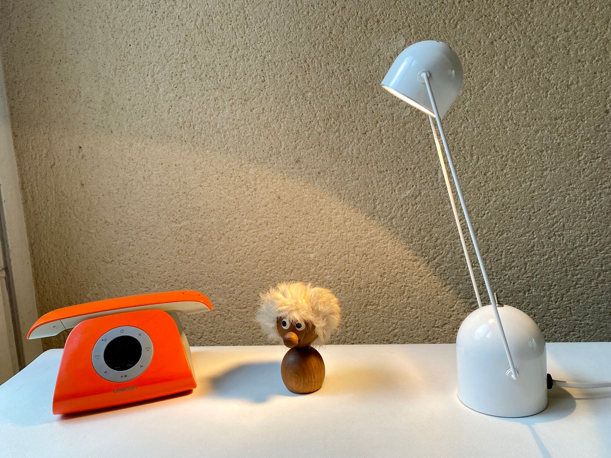 Desk lamp design Memphis italy vintage 70s Stillplast