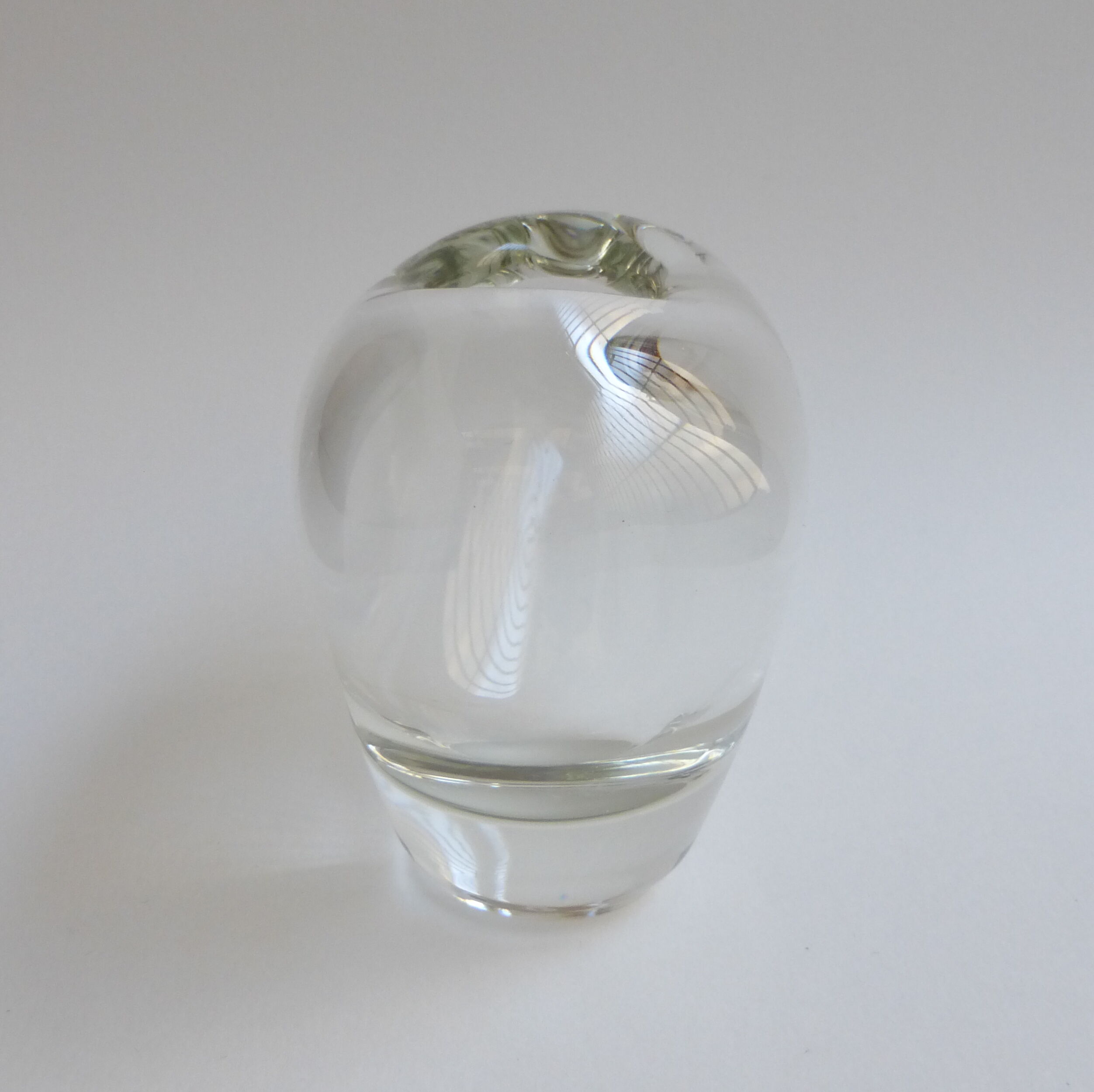 Vase Menuet blown glass Holmegaard 1950