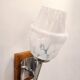 Applique murale marbrée du milieu du siècle en verre de Murano, années 1960.