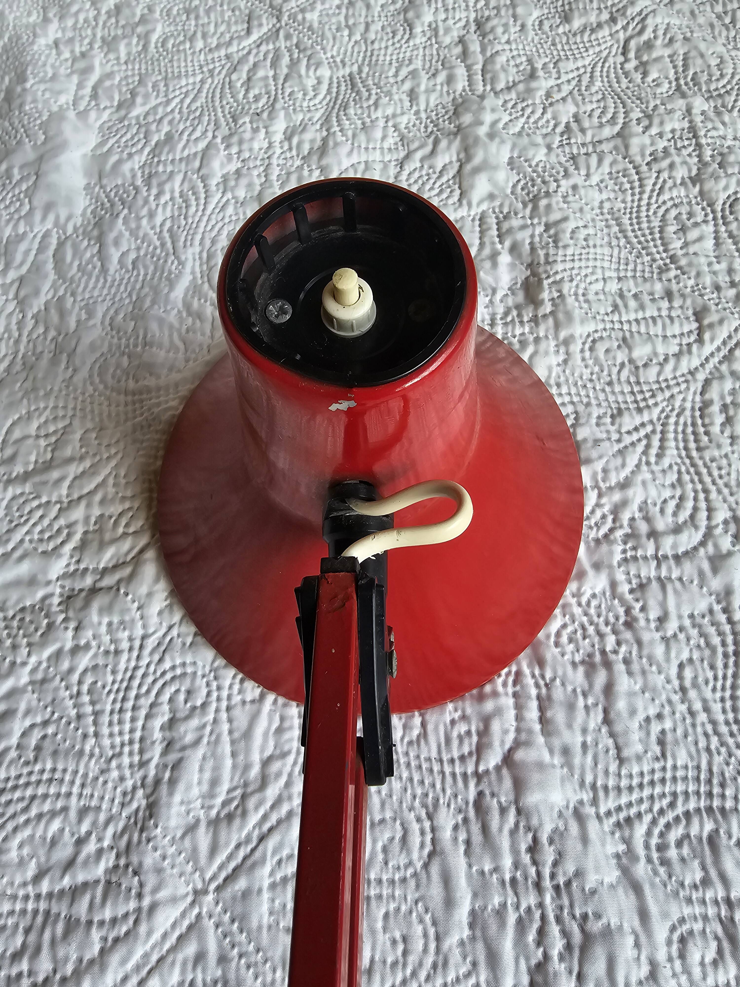 Lampe industrielle Polyair Diana type Combi 3 rouge