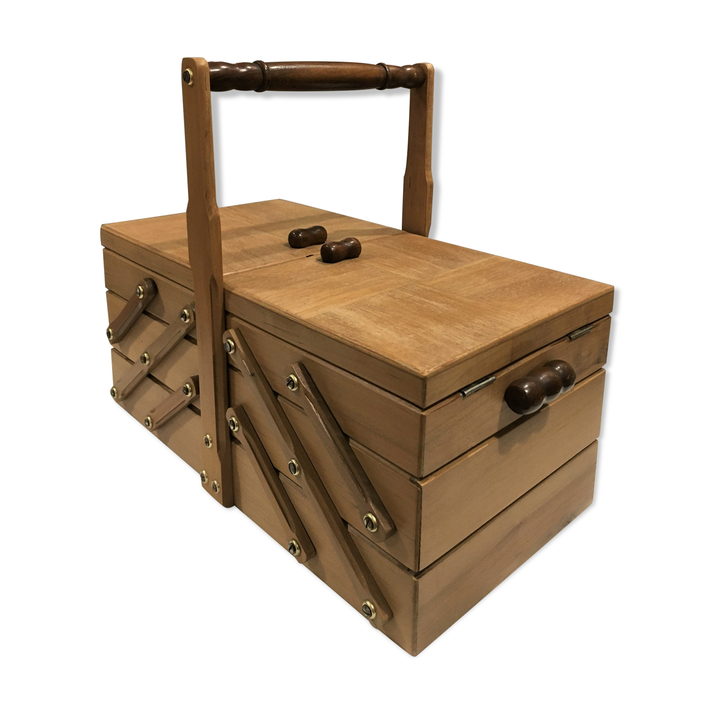 Sewing worker to pose