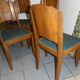 Lot de 4 chaises des années 50