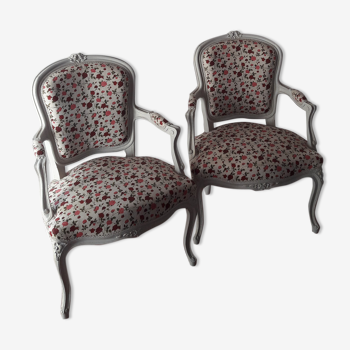 Pair of armchairs Louis XV