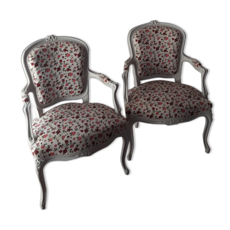 Pair of armchairs Louis XV