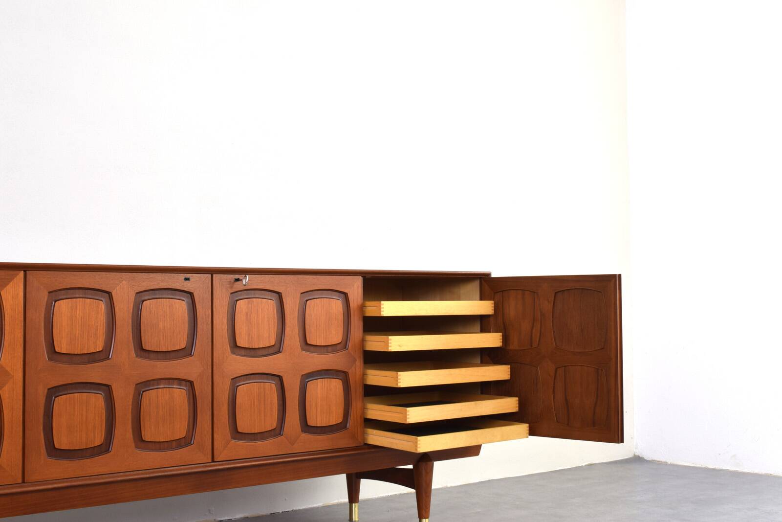 Mid-Century Teak Sideboard by Rolf Rastad & Adolf Relling for Gustav Bahus