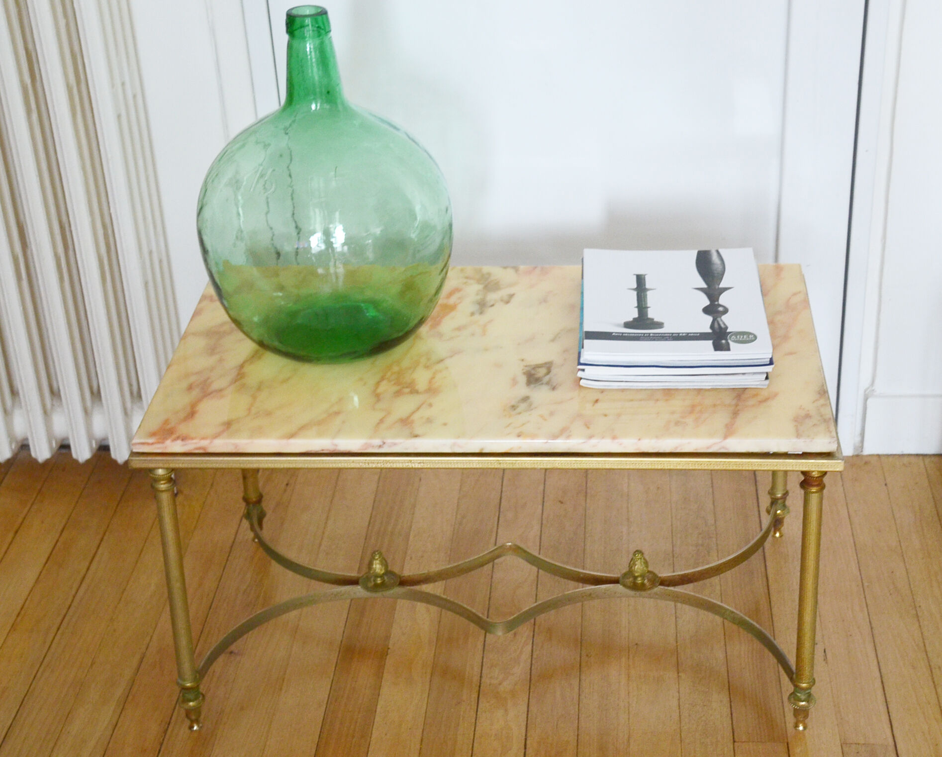 Table basse marbre années 60