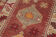 Hand-knotted antique turkish red runner rug 85 cm x 337 cm