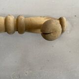 Antique wooden wall coat rack