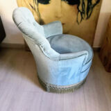 Armchair toad vintage blue duck