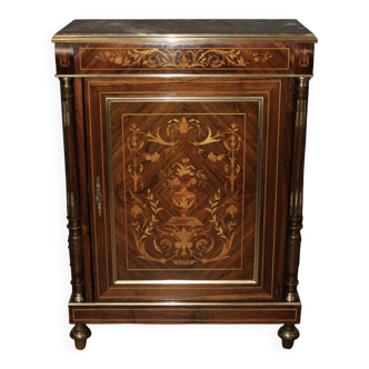 Napoleon III Support Buffet in 19th century marquetry