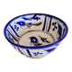 Ancient Persian ceramic bowl in Qajar style.