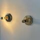 Pair of vintage Motoko Ishii wall lights for Staff Leuchten, brass, 1970