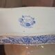 Porte savon en faience bleu de sarreguemines