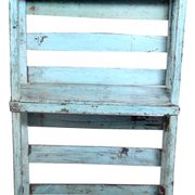 Freestanding or wall-mounted shelf in old Burmese teak